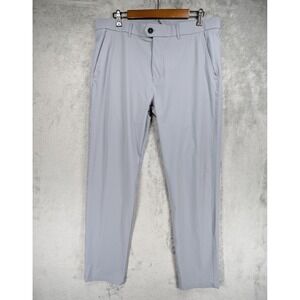 Greyson Pants Mens 36x32 Gray Golf Performance Stretch Chino EUC